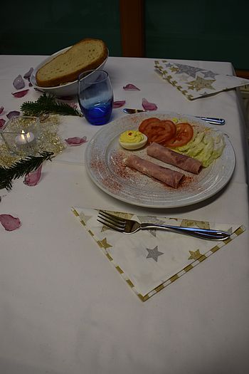 romantisches Abendessen