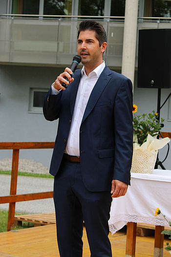 Direktor Zöchling hielt eine kurze Ansprache und begrüßte alle Gäste aufs Herzlichste